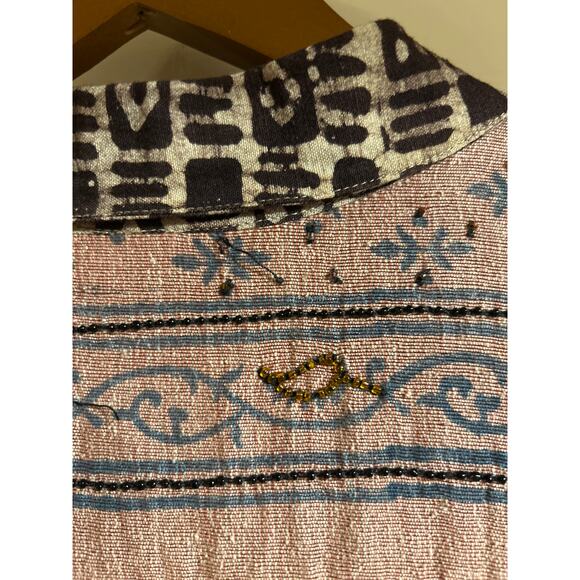 Chico’s Vintage Silk Linen Rayon Sleeveless Blouse - Picture 7 of 10